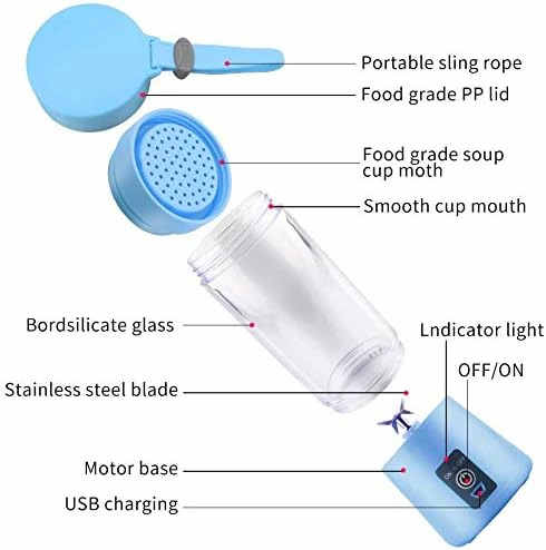 Licuadora Portátil - Termo recargable USB