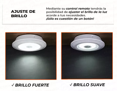 Luces Led De Emergencia Inalámbricas Control Remoto. Set de 3 lámparas.