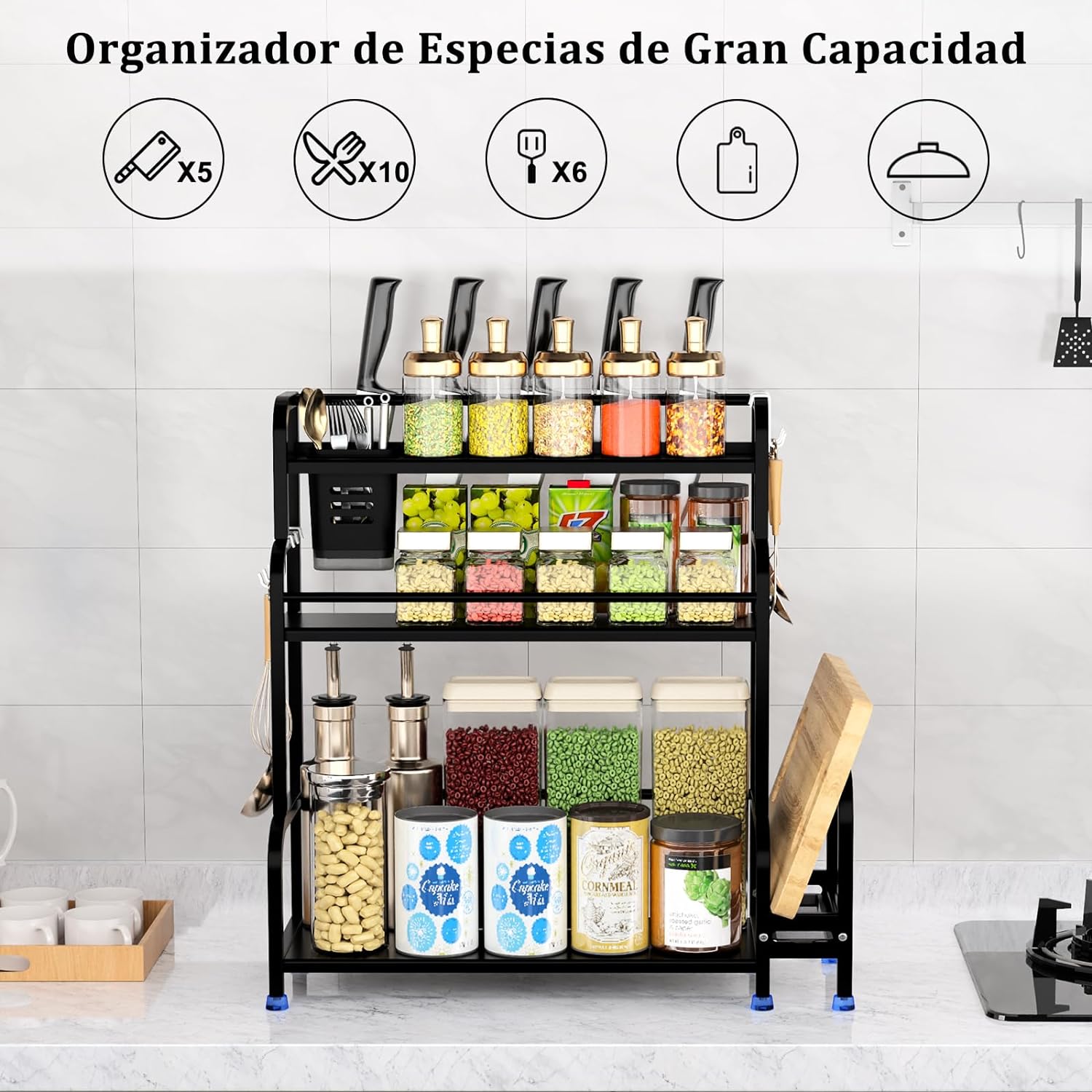 Organizador para especias de cocina